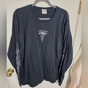 Biker Trash Long Sleeve Shirt Men's XL  Motorcycle Colorado Y2K Streetwear VTG